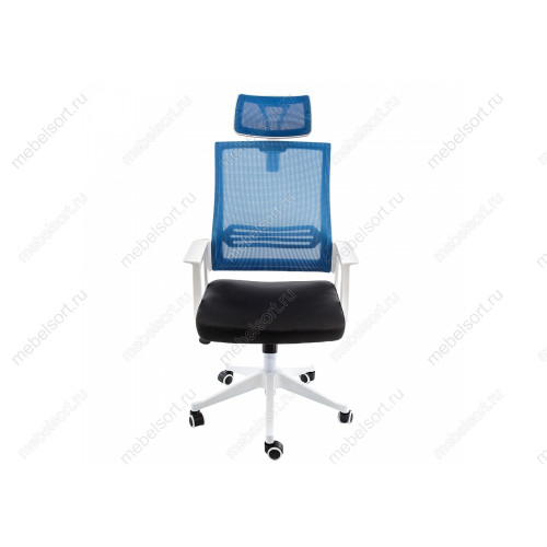 Компьютерное кресло Дример (Dreamer) белое / черное / голубое