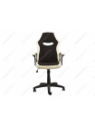 Компьютерное кресло Геймер (Gamer) черное / бежевое