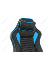 Компьютерное кресло Леон (Leon) черное / голубое