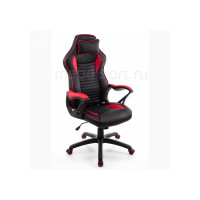 Компьютерное кресло Леон (Leon) красное / черное