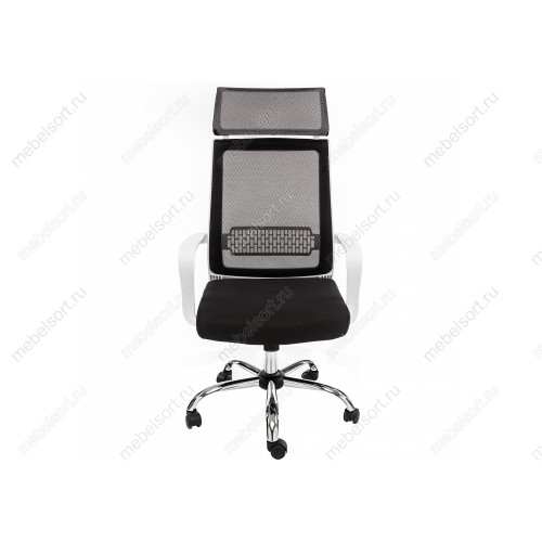 Компьютерное кресло Лион (Lion) черно-белое