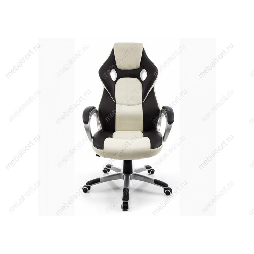 Компьютерное кресло Навара (Navara) кремовое / черное