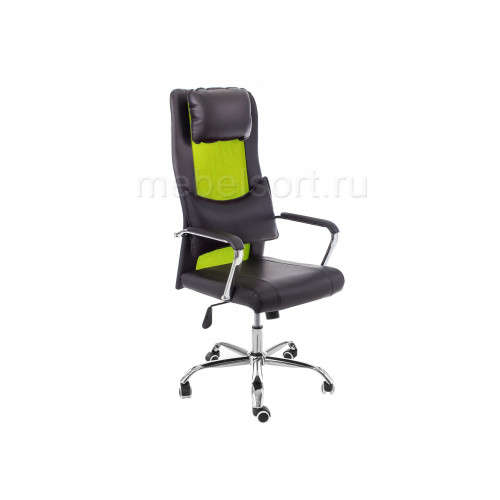 Компьютерное кресло Уник (Unic) черное / зеленое